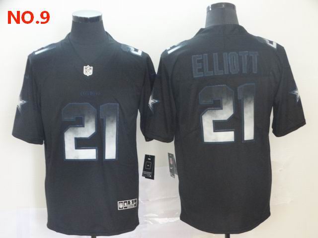 Men's Dallas Cowboys #21 Ezekiel Elliott Jerseys NO.9;